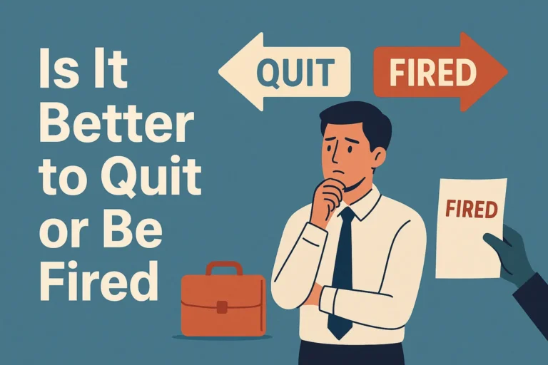 Is It Better to Quit or Be Fired Pros & Cons