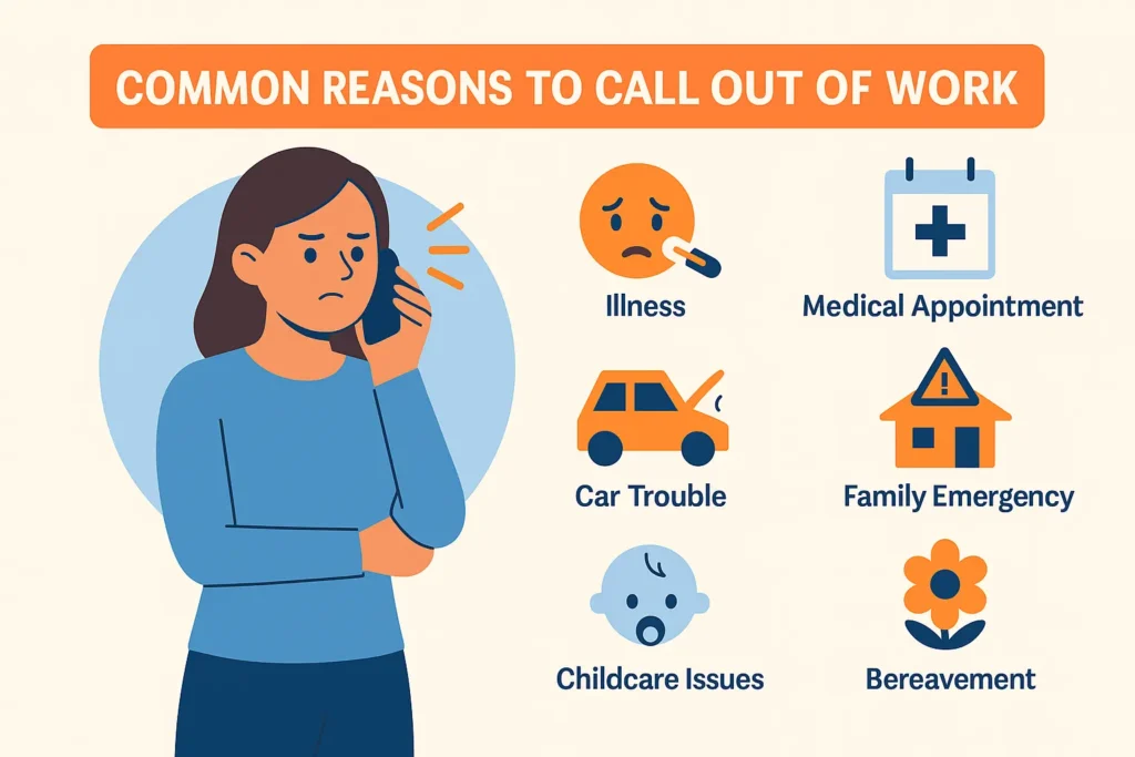 Most Accepted Good Excuses to Call Out of Work