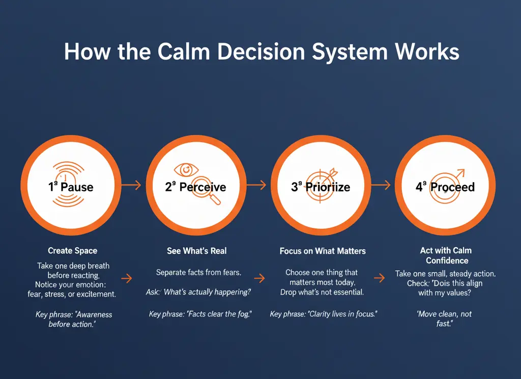 The Calm Decision System Flow
